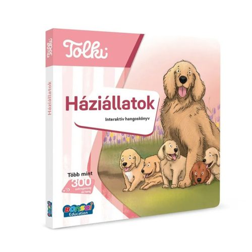 Tolki Interaktív foglalkoztató hangoskönyv - Háziállatok