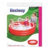 Bestway - Piros színű 3 gyűrűs gyermekmedence (152x30 cm)