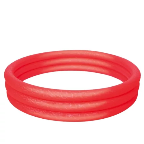 Bestway - Piros színű 3 gyűrűs gyermekmedence (152x30 cm)