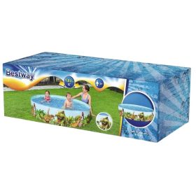 Bestway - Merevfalú dinó mintás medence