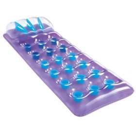   Bestway - Átlátszó poharas matrac lila színben (188 x 71 cm)