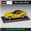 Bburago 1/32 - Mercedes-AMG GT Limited Edition városi sárga sportautó