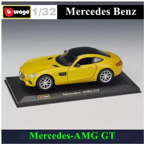 Bburago 1/32 - Mercedes-AMG GT Limited Edition városi sárga sportautó