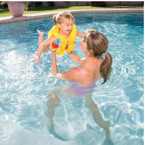 Bestway - Úszómellény sárga színben