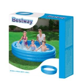 Bestway - Kék színű 3 gyűrűs medence (183x33 cm)