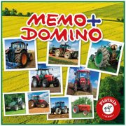 Piatnik Memo-Domino társasjáték - TRAKTOROK