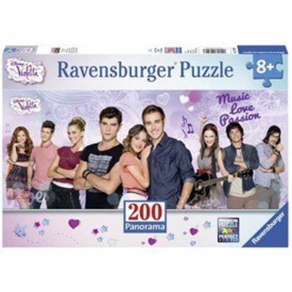 Ravensburger 12799 XXL panorama Disney puzzle - Violetta és barátai (200 db-os)