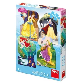 Dino Puzzle – Hercegnők (4x54 db)