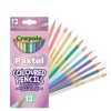 Crayola Pastel - Pasztell színes ceruza készlet (12 db)