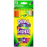Crayola - Kétvégű színes ceruza 12 db