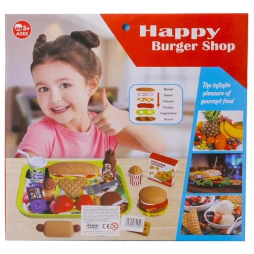 Burger Shop játékszett (8 db)