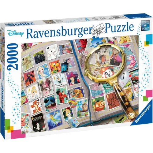 Ravensburger 16706 puzzle – Kedvenc bélyegeim (2000 db)