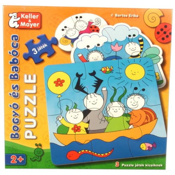 Keller & Mayer puzzle - Bogyó és Babóca 3 puzzle játék kicsiknek (2-4-6 db-os) 713212