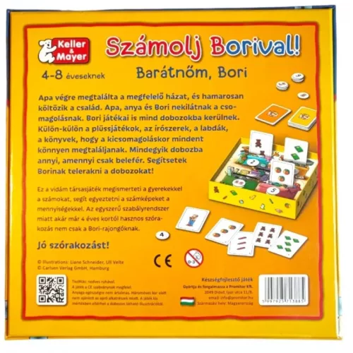 Barátnőm, Bori – Számolj Borival társasjáték