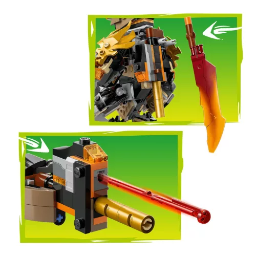 LEGO Ninjago 71854 Cole akciórobotja és Sárkány Zane