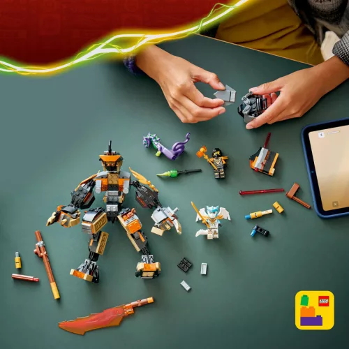 LEGO Ninjago 71854 Cole akciórobotja és Sárkány Zane