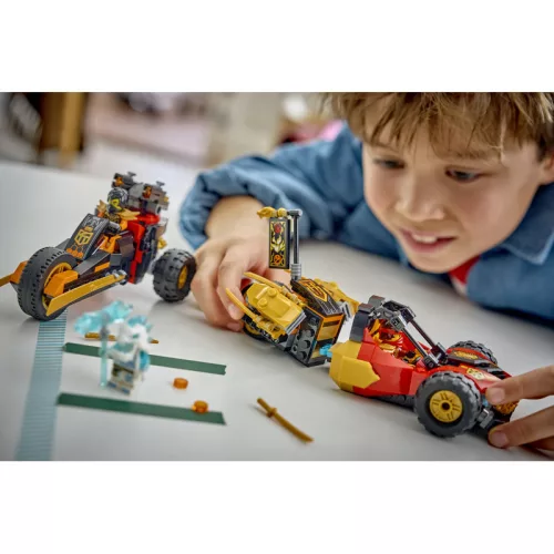LEGO Ninjago 71864 Kai és Cole kombinálható járművei