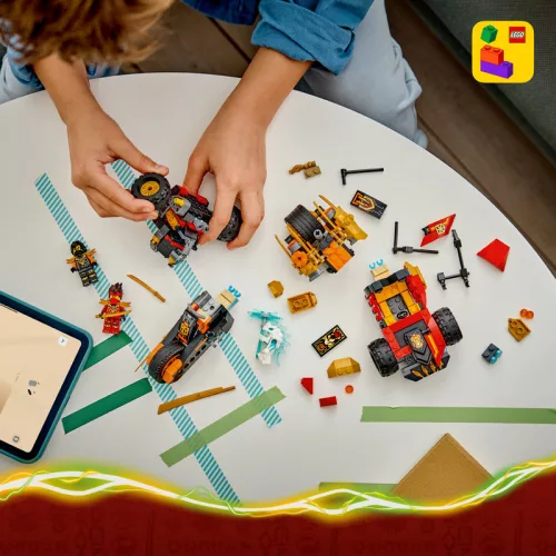 LEGO Ninjago 71864 Kai és Cole kombinálható járművei
