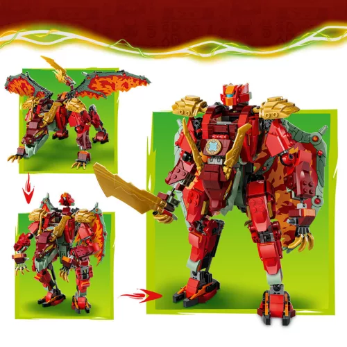 LEGO Ninjago 71868 Wyldfyre átalakuló sárkányrobotja