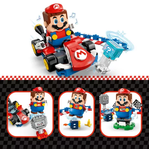 LEGO Super Mario 72043 Mario Kart - Interaktív LEGO Mario és Standard Kart