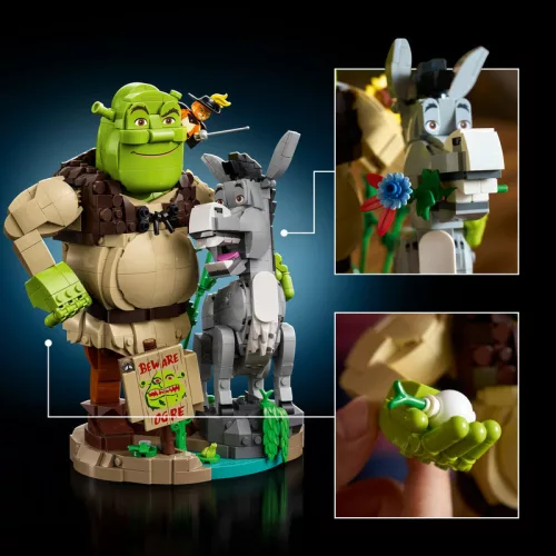 LEGO Shrek 72423 Shrek, Szamár és Csizmás Kandúr