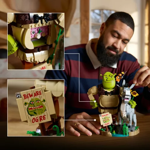LEGO Shrek 72423 Shrek, Szamár és Csizmás Kandúr