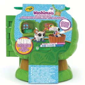 Crayola Washimals Kimosható állatkák - Faház a szafarin játékszett