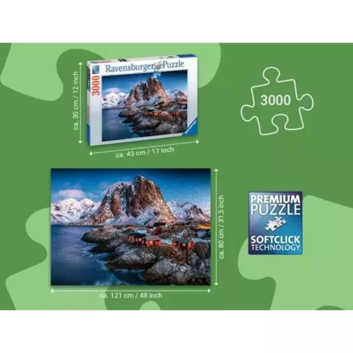 Ravensburger 17081 puzzle – Hamnoy, Lofoten (3000 db)