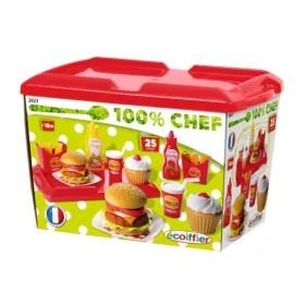 Écoiffier Chef Hamburger szett