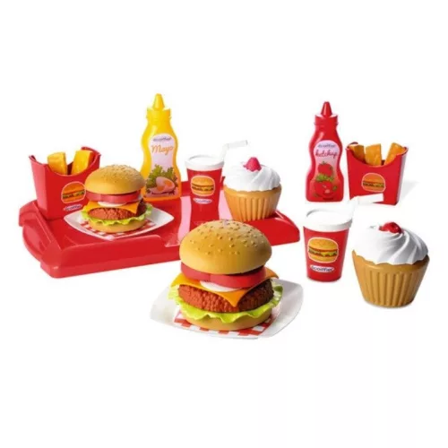 Écoiffier Chef Hamburger szett