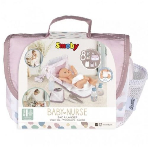 Smoby 220369 Baby Nurse babaápolási játékszett táskában