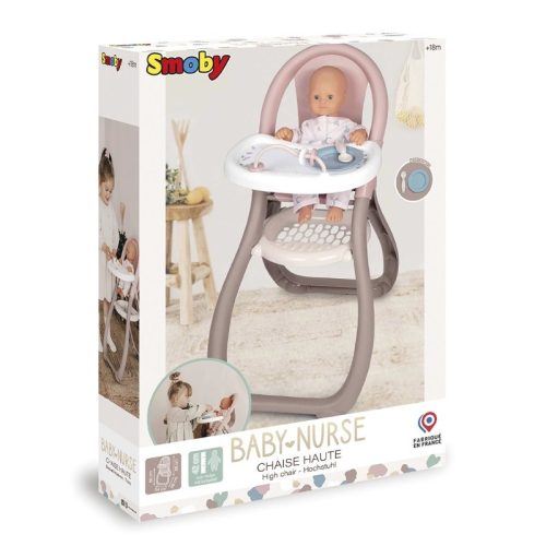 Smoby 220370 Baby Nurse Etetőszék pasztell színben