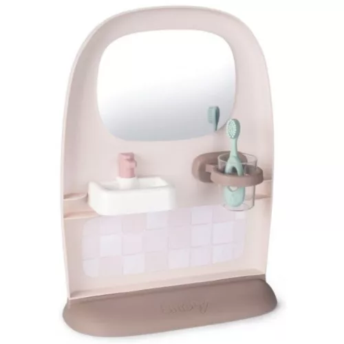 Smoby Baby Nurse 220380 babafürdőszoba WC-vel és mosdóval