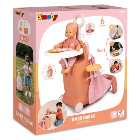 Smoby Baby Nurse 220392 óvodai bőrönd 3 az 1-ben
