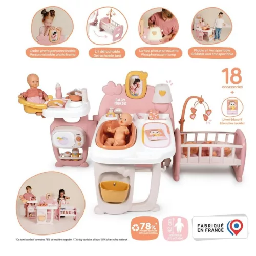 Smoby Baby Nurse 220394 babacenter játékszett