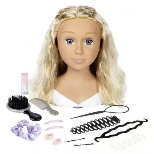 Smoby My Beauty 320317 fodrász babafej