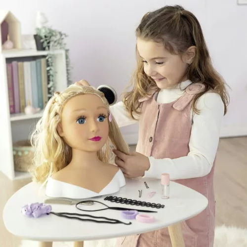 Smoby My Beauty 320317 fodrász babafej