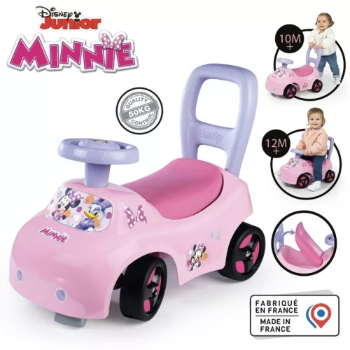Smoby Disney 720544 járássegítő és bébitaxi – Minnie egér