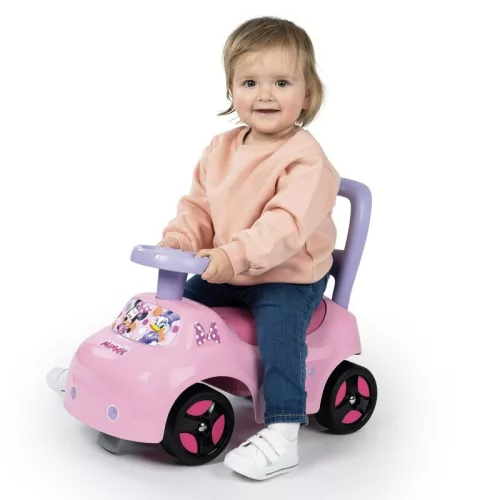 Smoby Disney 720544 járássegítő és bébitaxi – Minnie egér