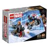 LEGO Marvel Super Heroes 76260 Fekete Özvegy és Amerika Kapitány motorkerékpárok