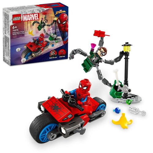 LEGO Super Heroes 76275 Motoros üldözés: Pókember vs. Doc Ock