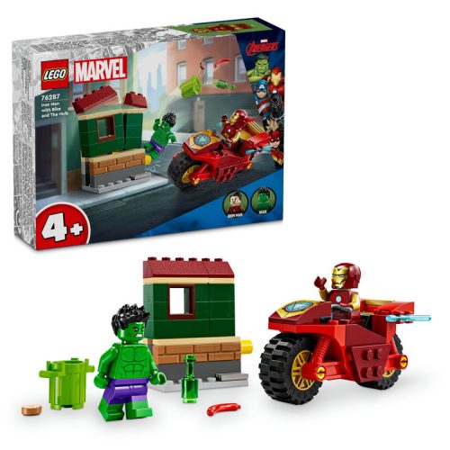 LEGO Super Heroes 76287 Vasember motorral és Hulk