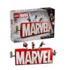 LEGO Super Heroes Marvel 76313 MARVEL logó és minifigurák