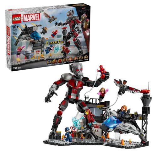 LEGO Super Heroes Marvel 76314 Amerika Kapitány: Polgárháború csatajelenet