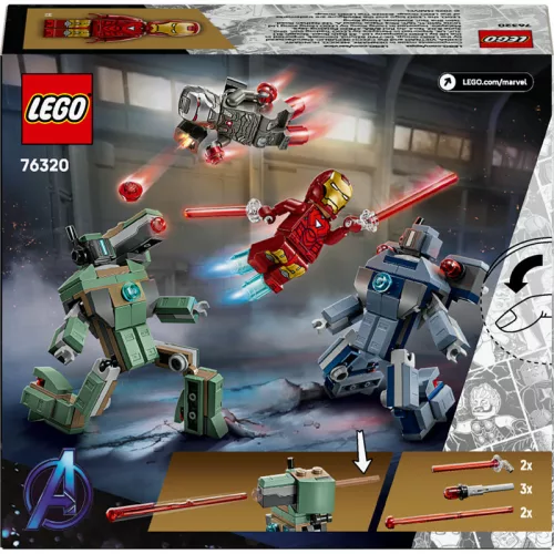 LEGO Super Heroes 76320 Vasember és Hadigép vs. Hammer-drónok