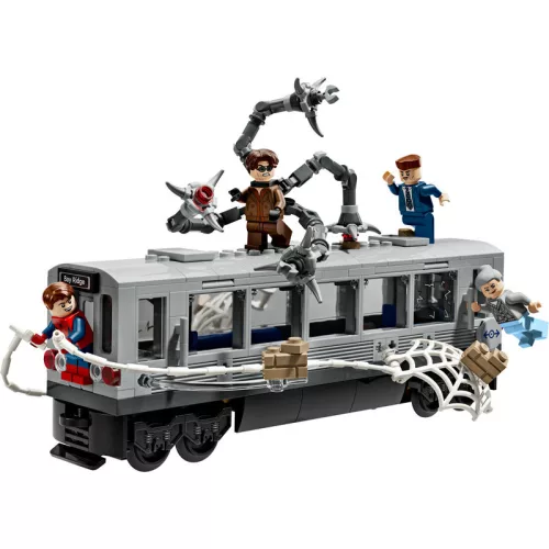 LEGO Super Heroes 76321 Pókember és Doc Ock csatája a metrókocsiban