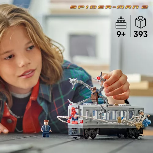 LEGO Super Heroes 76321 Pókember és Doc Ock csatája a metrókocsiban