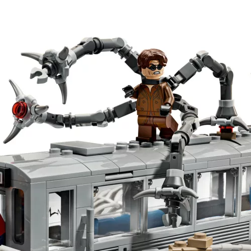 LEGO Super Heroes 76321 Pókember és Doc Ock csatája a metrókocsiban