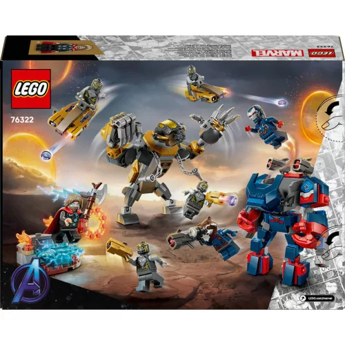 LEGO Super Heroes 76322 Bosszúállók: Végjáték Thor a chitauri harcosok ellen