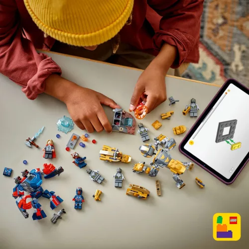 LEGO Super Heroes 76322 Bosszúállók: Végjáték Thor a chitauri harcosok ellen